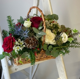 Christmas florist choice basket