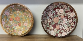 Wooden decorative bowl