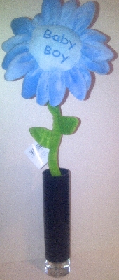Blue Plush Flower