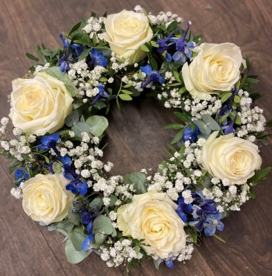 Delphinium Wreath