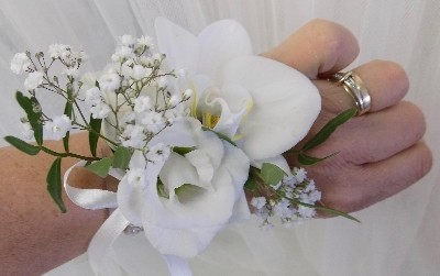 White Orchid Corsage