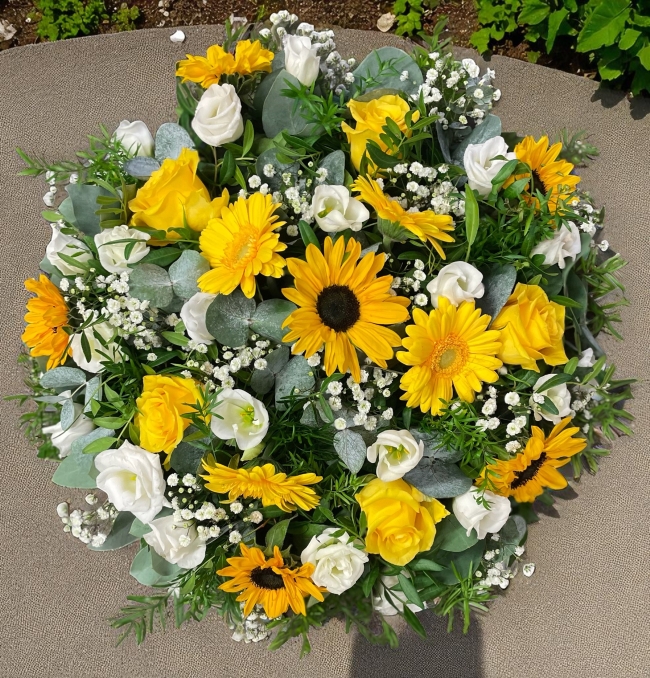 Yellow and White Posy