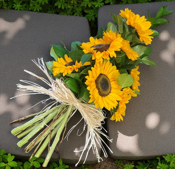 Sunflower Hand Tied Sheaf