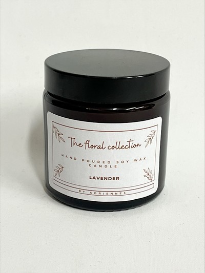 The Floral Collection Lavender Soy Wax Candle