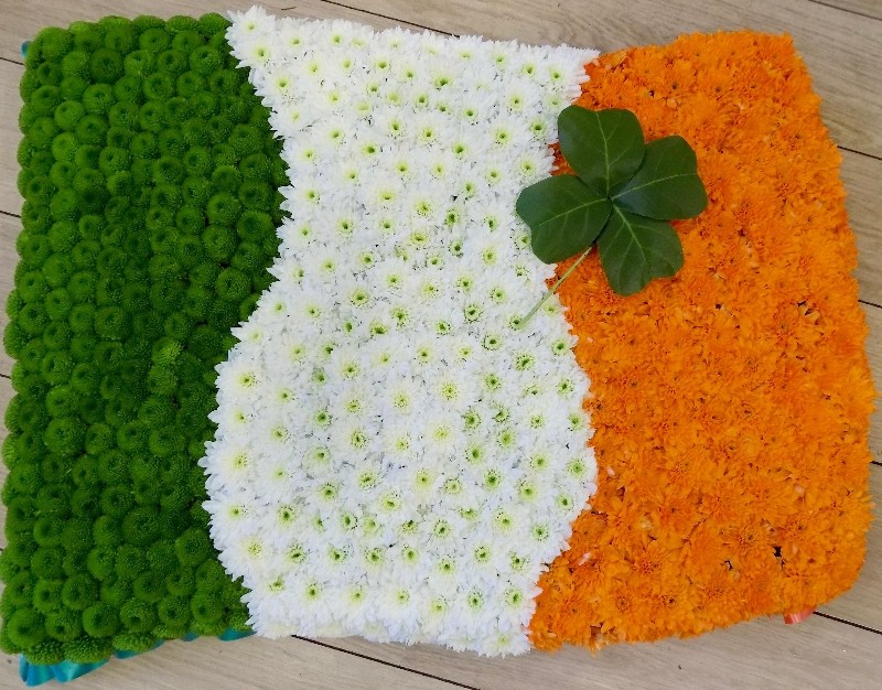 Irish Flag Sympathy Wreath