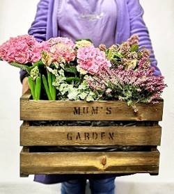Personalised Brown Crate