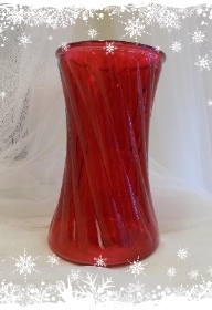 Red Festive Vase