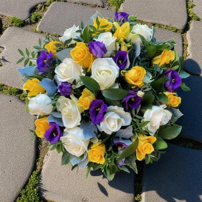 Purple and yellow Posy