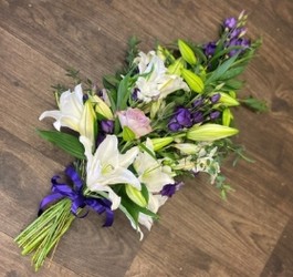 Purple Hand Tied Sheaf