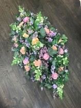 Seasonal Pastel Casket Spray