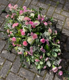 Pretty Cottage Garden Casket Spray