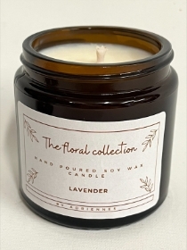 The Floral Collection Lavender Soy Wax Candle