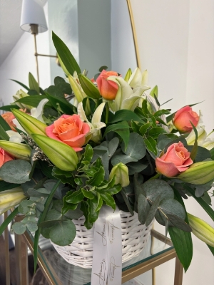 Lily and Rose Basket