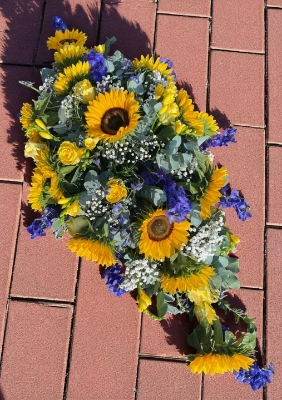 Sunflower Casket Spray