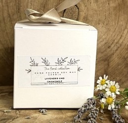 Lavender and Chamomile Soy Wax Candle
