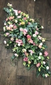 Lysianthus Casket Spray