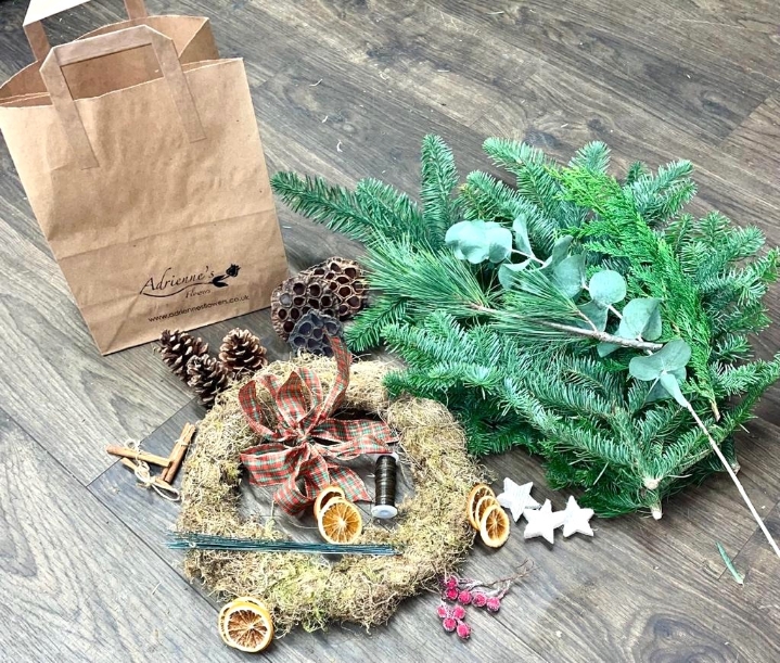 Virtual Christmas Wreath Workshop (DIY KIT)