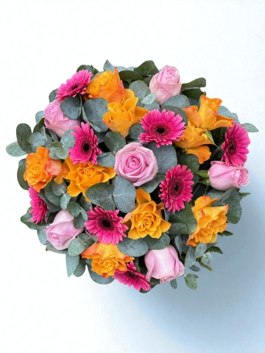 Pink and Orange Posy