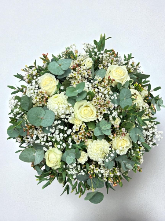 White Seasonal Posy