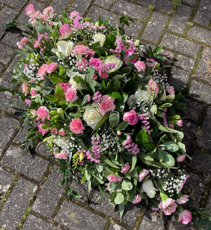 Eco Friendly Pink Casket Spray