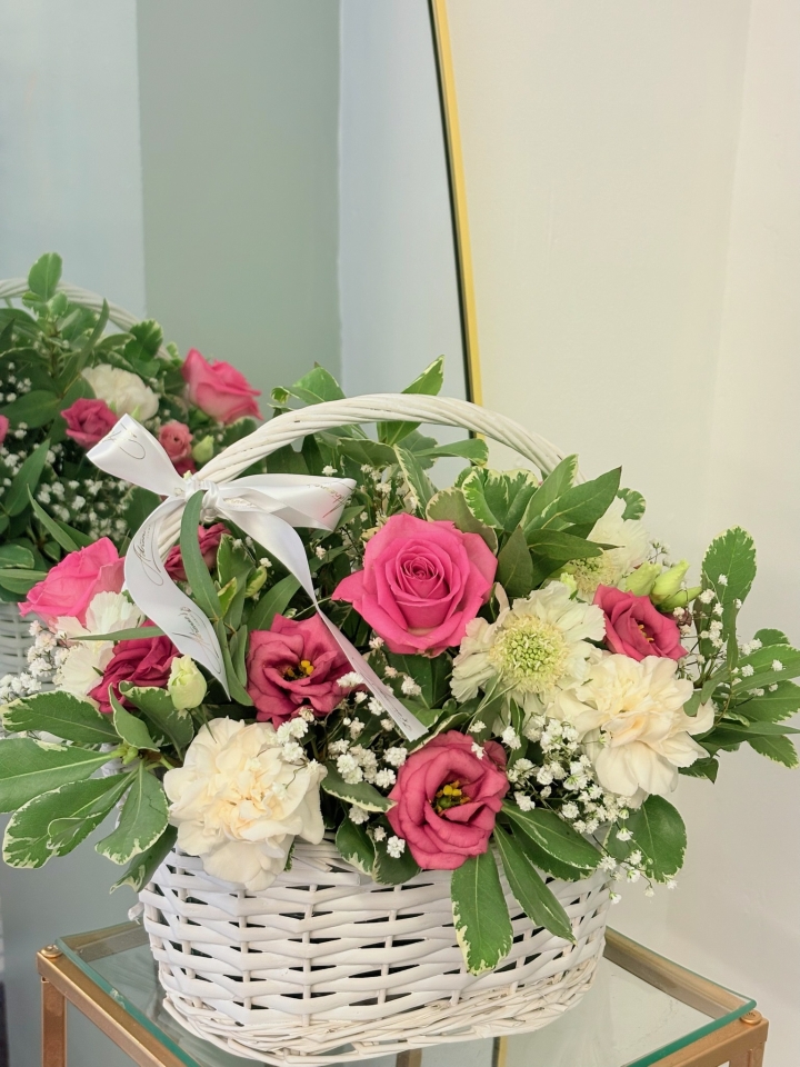 Pink Sympathy Basket