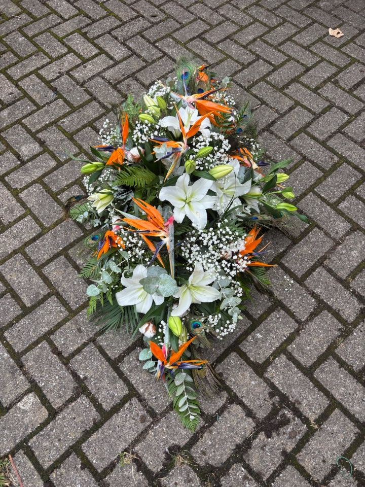 Tropical Casket Spray
