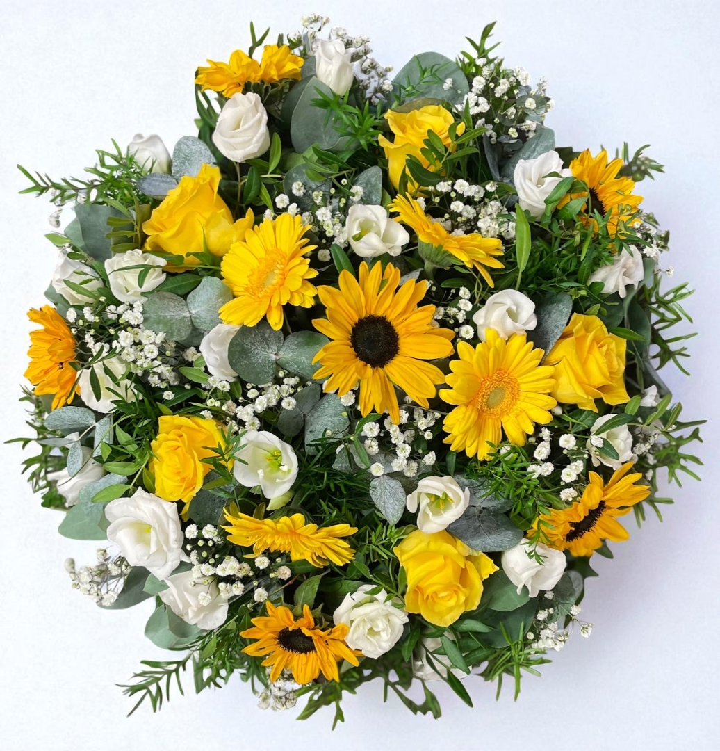 Yellow and White Posy