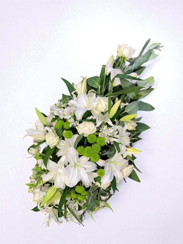 White Single Ended Spray