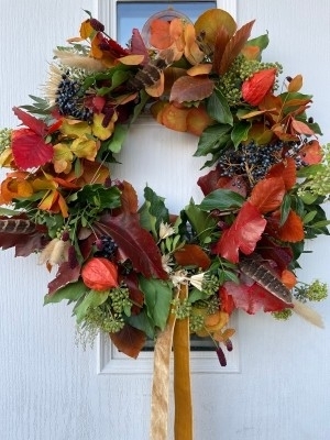 Saturday 27th September 1.30pm Autumn Wreath Workshop