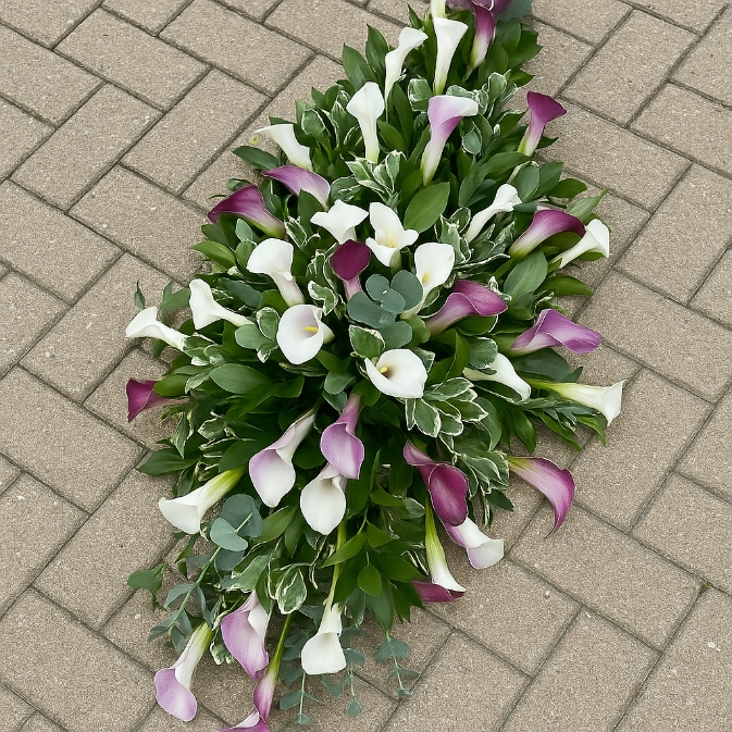 Calla Lily Casket Spray