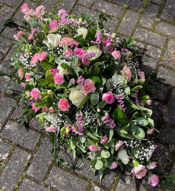 Eco Friendly Pink Casket Spray
