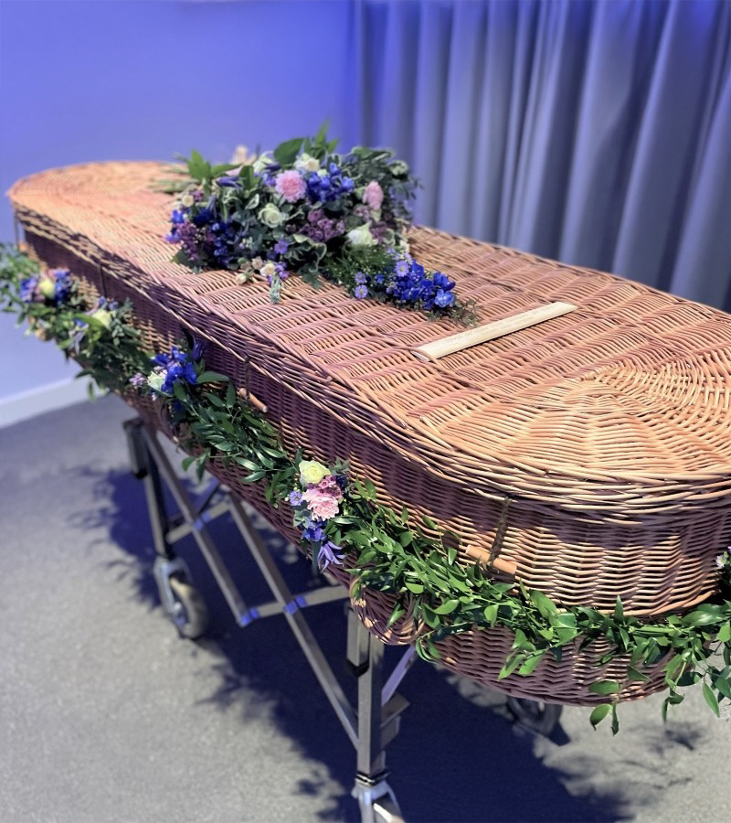hand tied sheaf and garland
